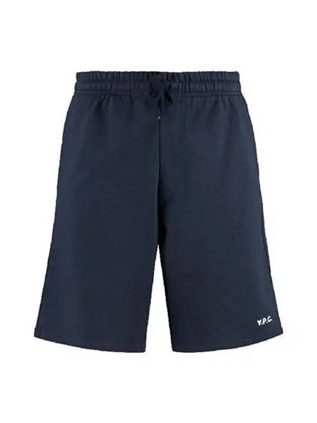 APC Logo Bermuda Short Pants Navy COFAX H10159 - A.P.C. - BALAAN 1