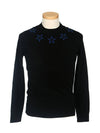 7503 503 001 Blue Star Black WOOL Knit - GIVENCHY - BALAAN 2