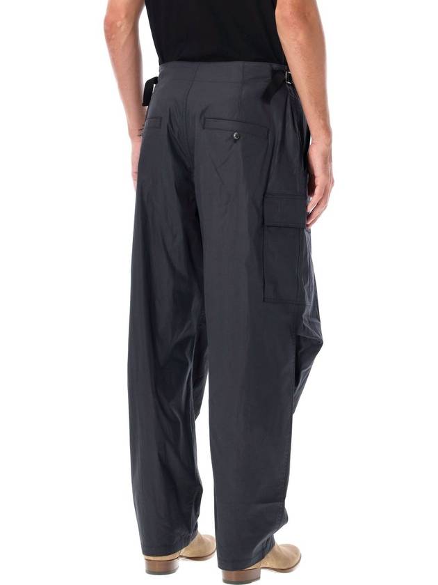 Caleb cargo straight pants black - ISABEL MARANT - BALAAN 3