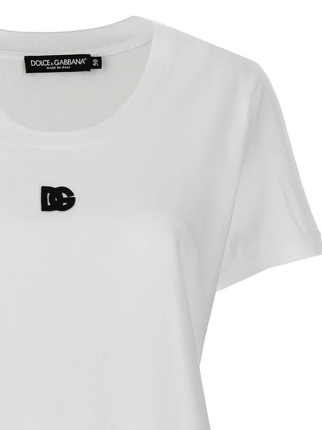 logo embroidery t-shirt F8U71ZFUEEY - DOLCE&GABBANA - BALAAN 4