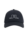 Angus Embroidery Logo Golf Ball Cap Black - J.LINDEBERG - BALAAN 1