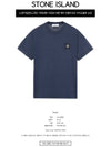 Logo Patch Short Sleeve T-Shirt Avio Blue - STONE ISLAND - BALAAN 3