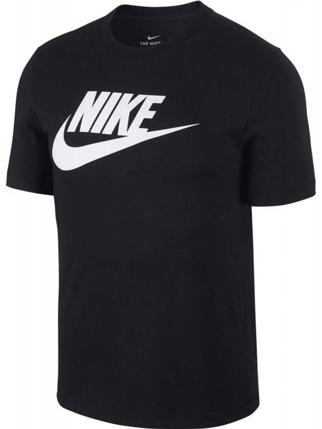 Futura Icon Short Sleeve T-Shirt Black - NIKE - BALAAN 2