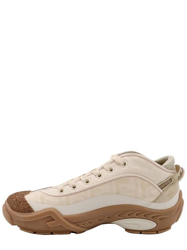 Lab Low-Top Sneakers Beige - FENDI - BALAAN 3