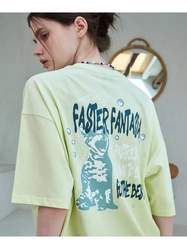 Fantasia Cat Short Sleeve Tee Lemon - CPGN STUDIO - BALAAN 3