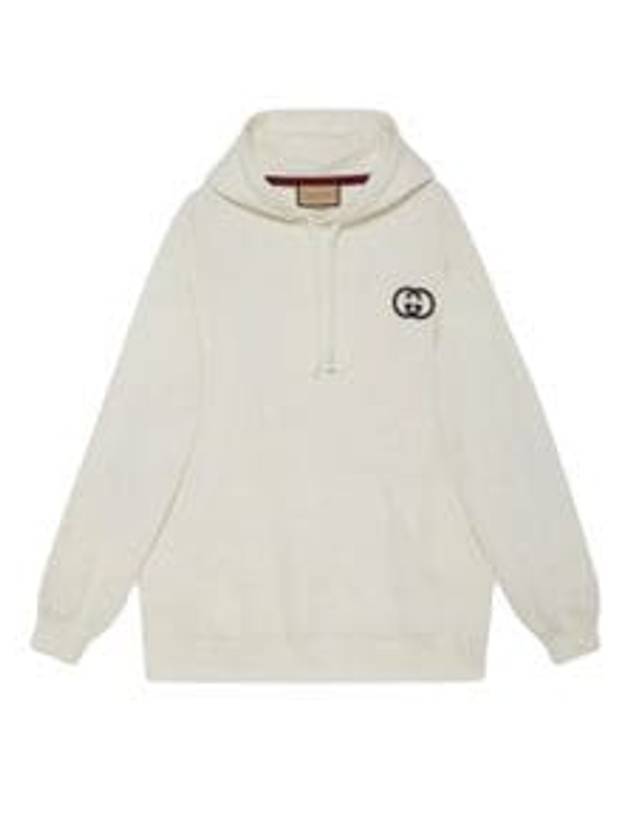 Cotton Jersey Hoodie White - GUCCI - BALAAN 2