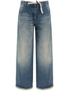 Genius Wide Jeans Light Blue - MONCLER - BALAAN 1