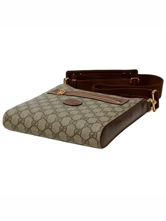 GG Superme Canvas Messenger Bag Beige Ebony - GUCCI - BALAAN 4