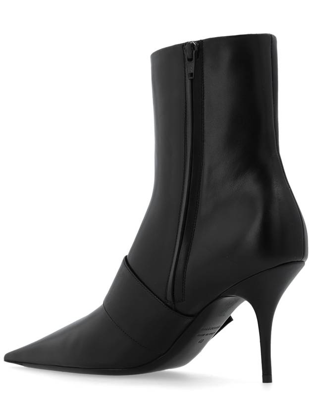 Knife Buckle Middle Boots Black - BALENCIAGA - BALAAN 6