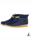 Wallaby Ankle Boots Navy Shashiko - CLARKS - BALAAN 2