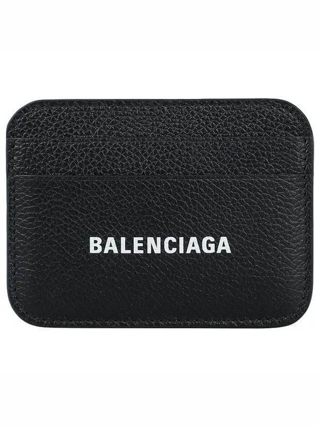 Cash Logo 2 Fold Card Wallet Black - BALENCIAGA - BALAAN 2