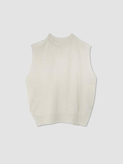 Common Knit Sleeveless White - ISSEY MIYAKE - BALAAN 2