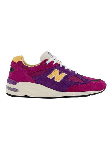 990V2 Low Top Sneakers Purple - NEW BALANCE - BALAAN 1