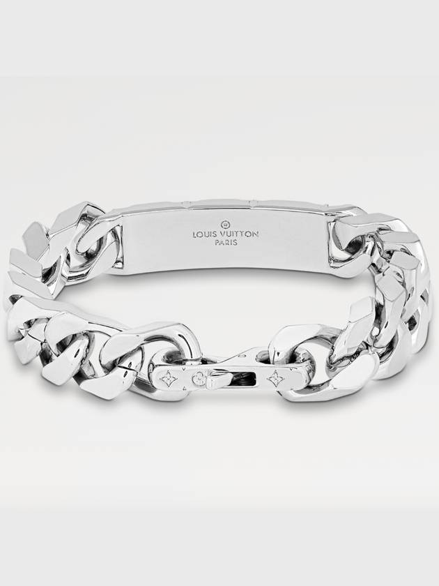 Monogram Chain Bracelet Silver - LOUIS VUITTON - BALAAN 3