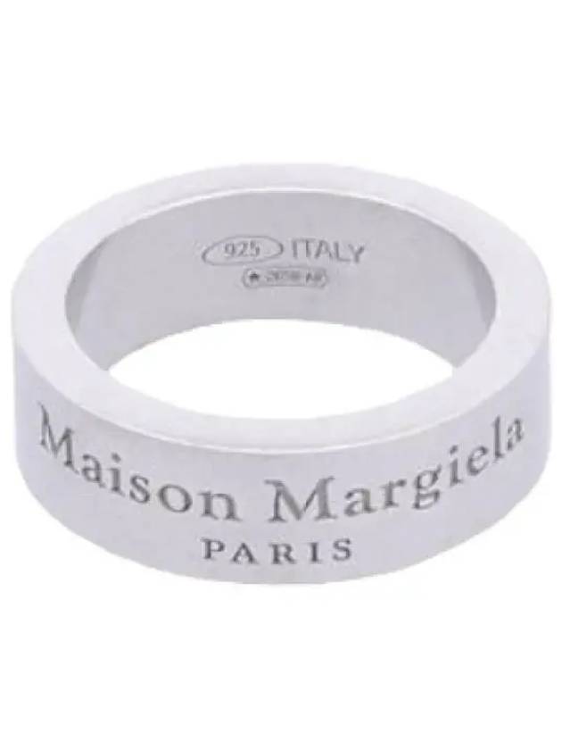 logo ring silver - MAISON MARGIELA - BALAAN 1