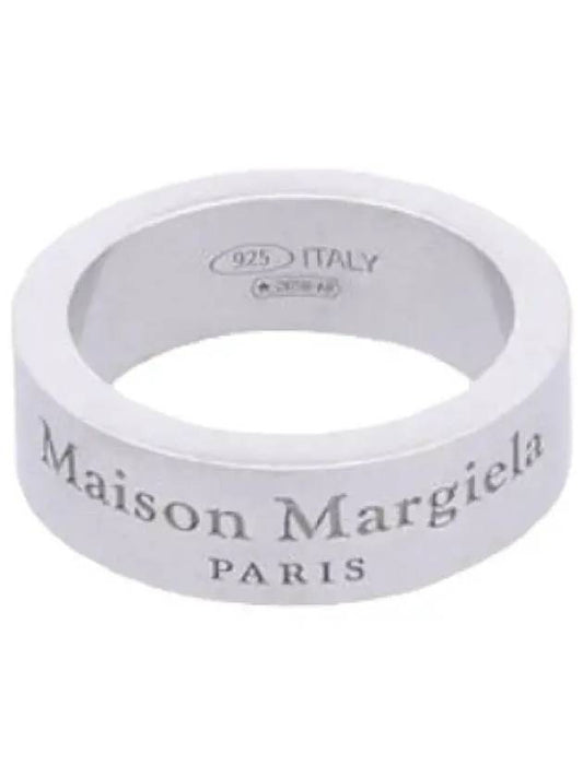 logo ring silver - MAISON MARGIELA - BALAAN 1