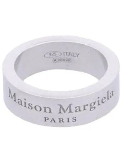 Logo Medium Ring Matte Silver - MAISON MARGIELA - BALAAN 2