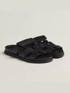 Chypre Calfskin Sandals Black - HERMES - BALAAN 2