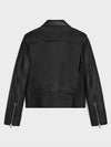 Leather Blouson Jacket Black - CELINE - BALAAN 3