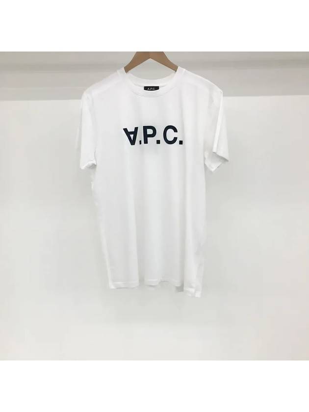 Men's VPC Logo Short Sleeve T-Shirt White - A.P.C. - BALAAN 2