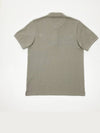 Fox Head Patch Short Sleeve PK Shirt Dark Gray - MAISON KITSUNE - BALAAN.