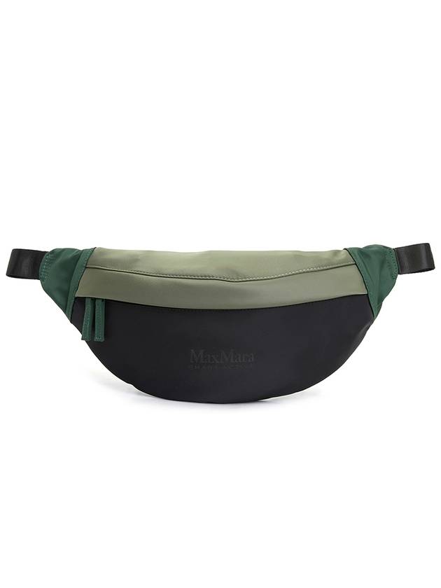 Gru Logo Print Belt Bag Green - MAX MARA - BALAAN 2