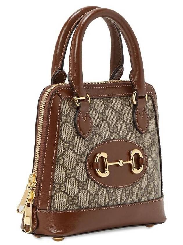 Horsebit 1955 Mini Top Handle Tote Bag Brown - GUCCI - BALAAN 3