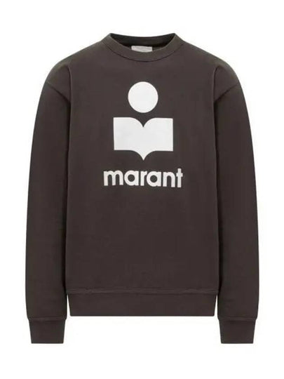 Mikoy Logo Print Sweatshirt Black - ISABEL MARANT - BALAAN 2