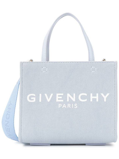 G Logo Small Tote Bag Sky Blue - GIVENCHY - BALAAN 2