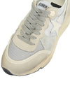 Women's Running Sole Low Top Sneakers Silver Beige - GOLDEN GOOSE - BALAAN 10