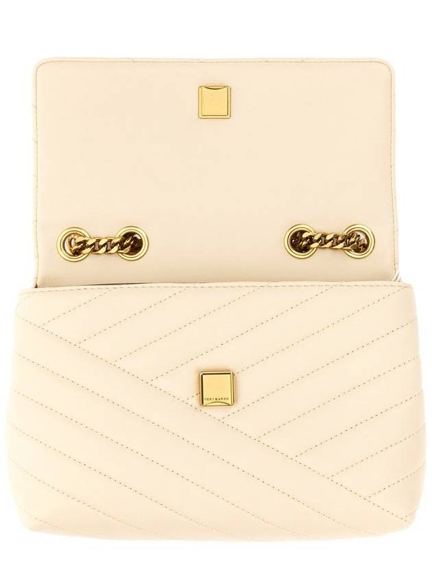 Kira Chevron Convertible Strap Small Shoulder Bag New Cream - TORY BURCH - BALAAN 10