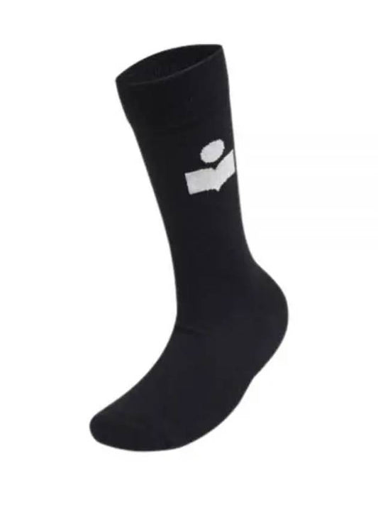 Siloqui Logo Socks Black - ISABEL MARANT - BALAAN 2