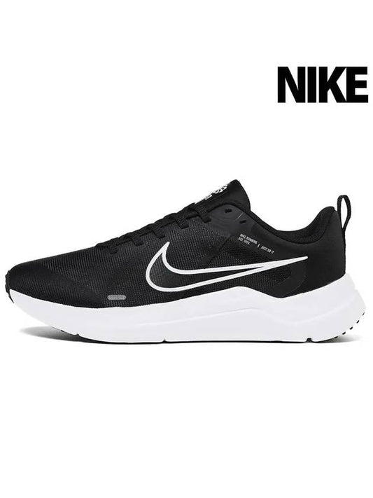 Downshifter 12 Low Top Sneakers Black - NIKE - BALAAN 2