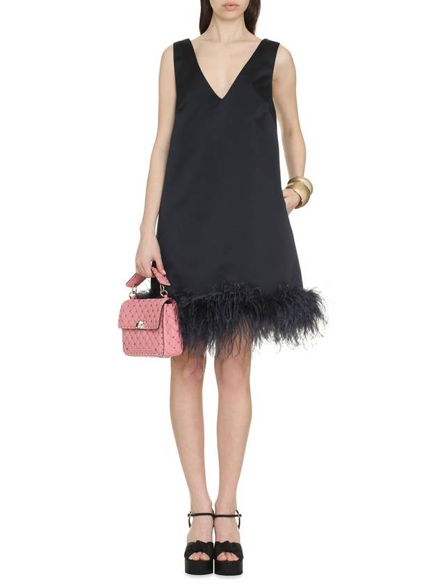 P.A.R.O.S.H. Feather Dress - P.A.R.O.S.H. - BALAAN 3