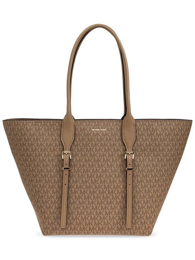 Michael Michael Kors Bag Moore In Shopper Style, Women's, Beige - MICHAEL KORS - BALAAN 1