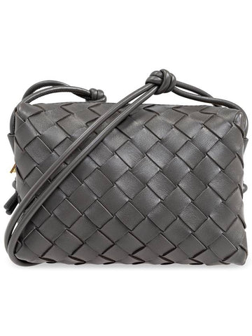 Bottega Veneta Shoulder Bag Mini Loop Camera, Women's, Grey - BOTTEGA VENETA - BALAAN 1