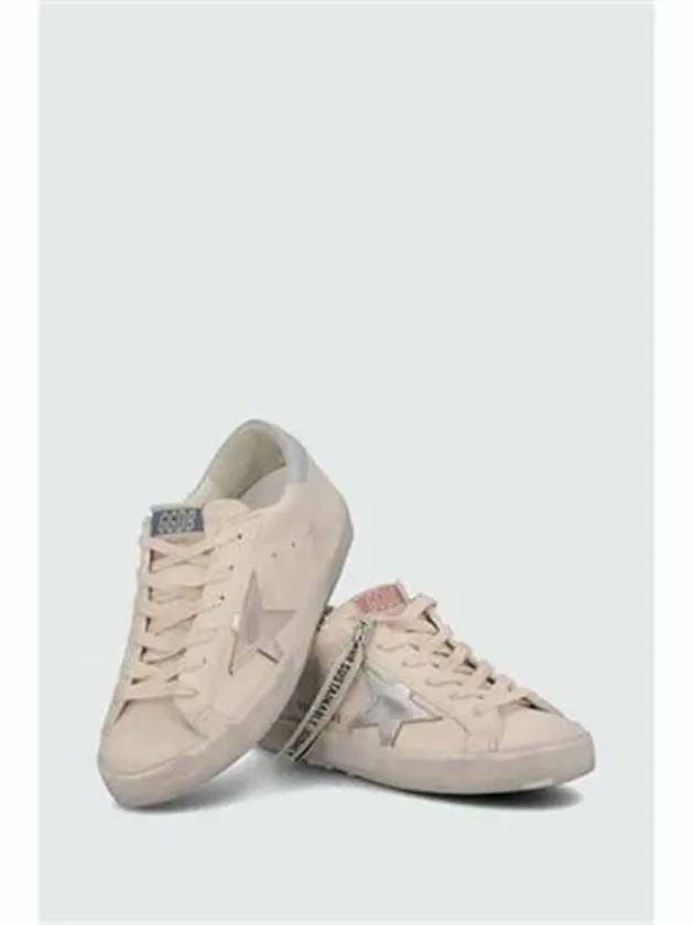 Superstar Canvas Low Top Sneakers Silver White - GOLDEN GOOSE - BALAAN 5