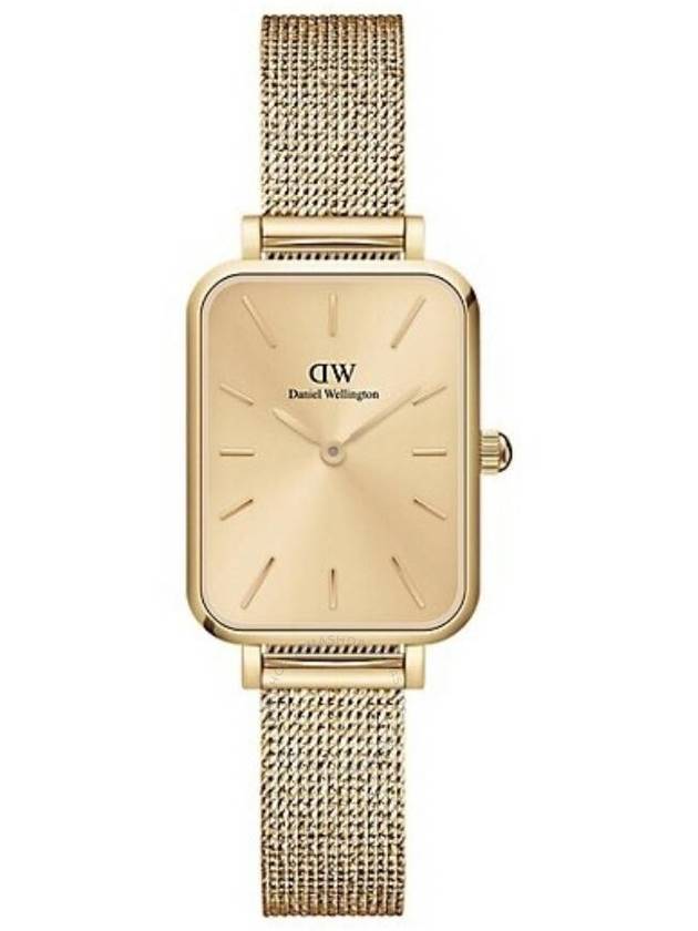 Daniel Wellington Quadro Quartz Gold Dial Ladies Watch DW00100485 - DANIEL WELLINGTON - BALAAN 1