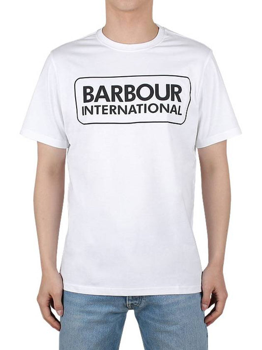 International Essential Large Logo Short Sleeve T-Shirt White - BARBOUR - BALAAN 2