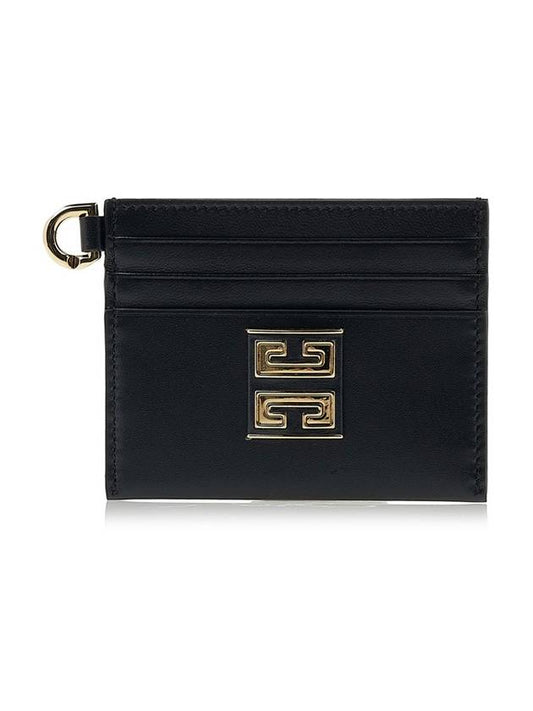 4G Leather Card Wallet Black - GIVENCHY - BALAAN 2