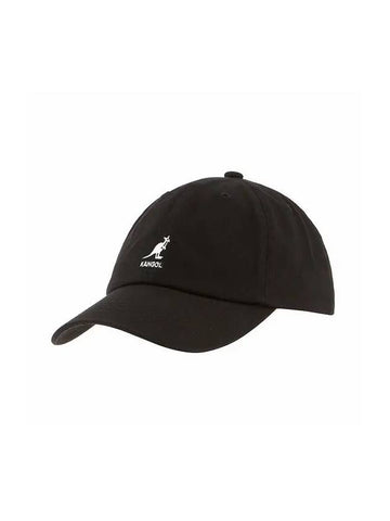 K5165HT BLACK washed ball cap - KANGOL - BALAAN 1