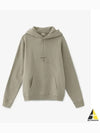 Logo Print Jersey Hoodie Beige - SAINT LAURENT - BALAAN 2