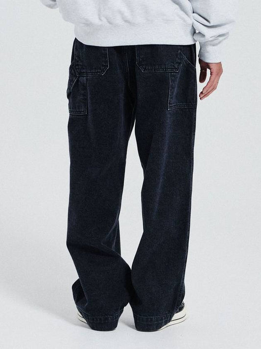 Carpenter Denim Pants Black - DE GRAND MATIN - BALAAN 1