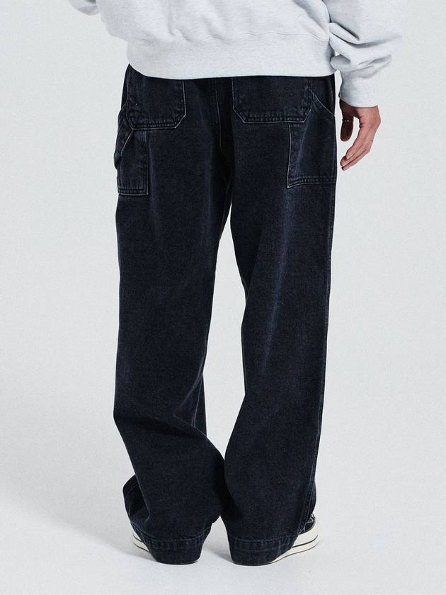 Carpenter Denim Pants Black - DE GRAND MATIN - BALAAN 2