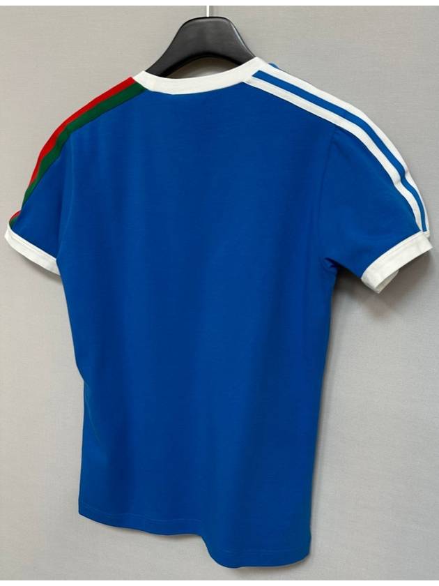 x Adidas Trefoil Print T Shirt 66 77 - GUCCI - BALAAN 5