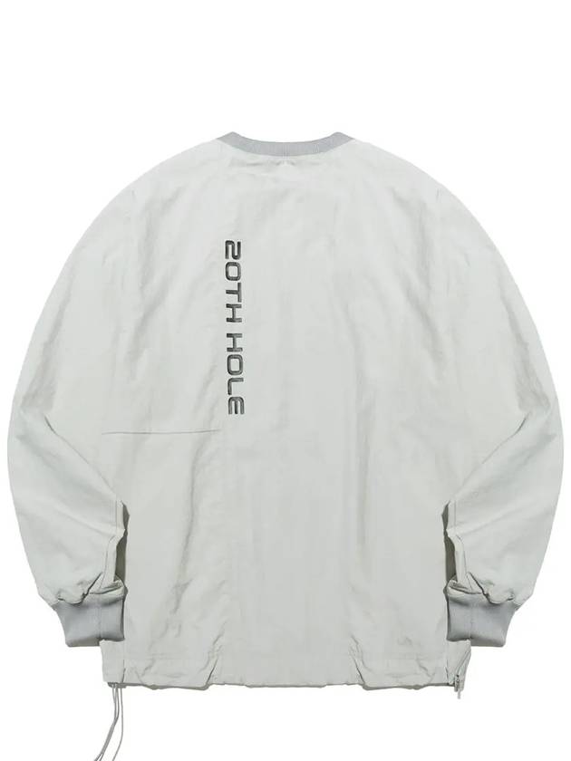 Woven string windbreaker sweatshirt EGG WHITE - 20THHOLE - BALAAN 3