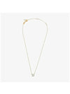 Stilla Crystal Pendant Square Cut Necklace Gold - SWAROVSKI - BALAAN 3