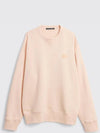 FACE patch sweatshirt powder pink FA UX SWEA000077 - ACNE STUDIOS - BALAAN 1