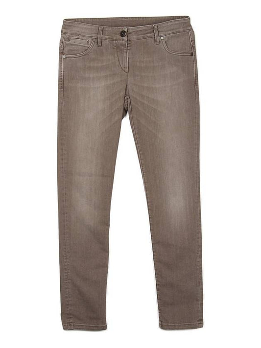 Slim fit brown denim MOW05P5008 - BRUNELLO CUCINELLI - BALAAN 1