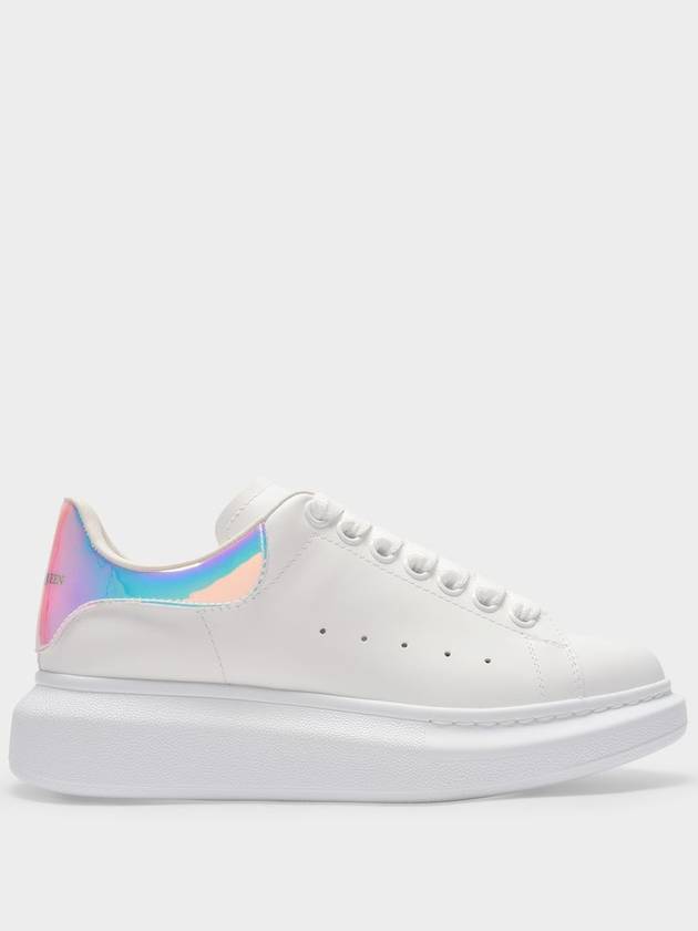 Oversized Low Top Sneakers White Iridescent - ALEXANDER MCQUEEN - BALAAN 2